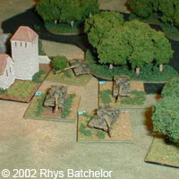 H&R Chieftains move out of a forest